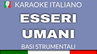 MARCO MENGONI - ESSERI UMANI - KARAOKE - STRUMENTI REALI [base karaoke italiano]🎤