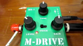 Video thumbnail for AMT M-DRIVE GUITAR EFFECT PEDAL DEMO REVIEW by chatreeo