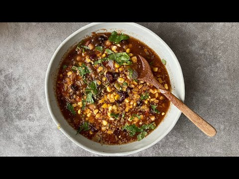🍅Becca’s Favourite Tortilla Soup (Cooked Vegan) 🍅