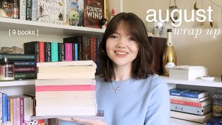 the 9 books i read in august