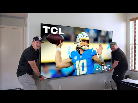 TCL 98 Zoll 4K-Fernseher – Anleitung zur Wandmontage (Hilfe von B, dem Installateur)