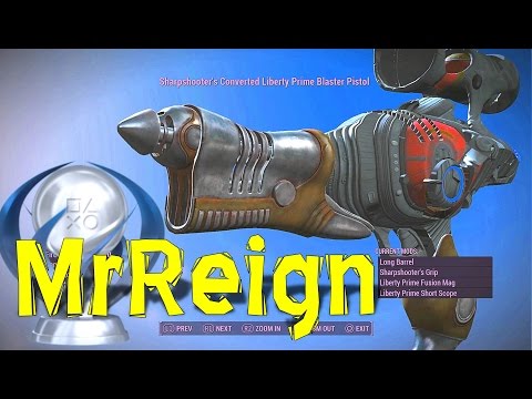 FALLOUT 4 - GAME MODS - LIBERTY PRIME BLASTER - MISSILES MINIGUN - MINI NUKE SMG - DELIVERER MK2