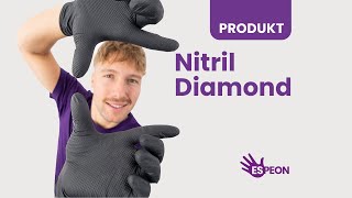 ESPEON Rukavice NITRIL DIAMOND3, 100 ks, černé, 8.0g