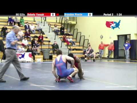 FS 60 KG - Match#2 - Bebeto Yewah (La Crosse) vs. Brandon Precin (NYAC)
