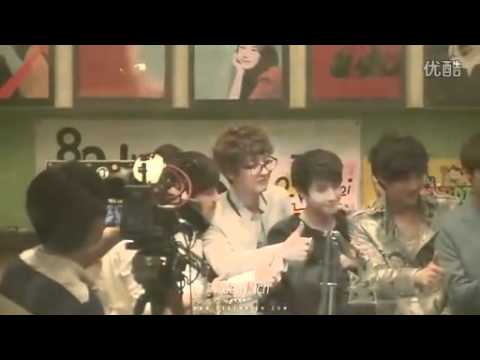 FANCAM 120507 EXO K - Chanyeol with glasses @ Kiss The Radio