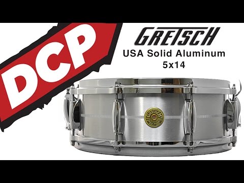 Gretsch USA Solid Aluminum Snare Drum 14x5 image 4