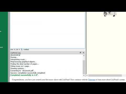 How to write music in pdf Latex Music Lilypond #lilypond #latex #sheetmusic #technicalwriter #vscode