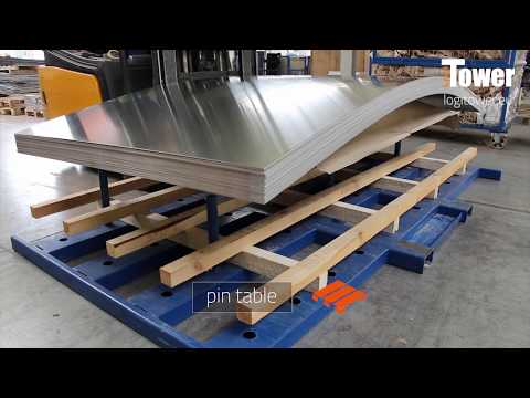 LOGITOWER: depalletising system with pin table