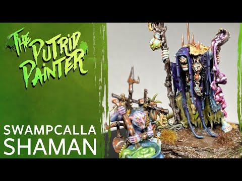 How to paint a Swampcalla Shaman and Pot Grot