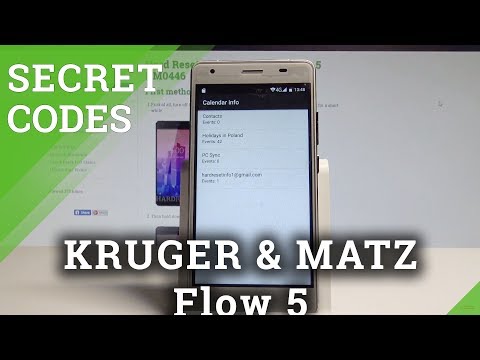 How to Use Secret Codes in KRUGER & MATZ Flow 5 - Android Hidden Mode |HardReset.Info