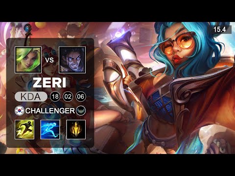 Zeri vs Sylas Mid - KR Challenger - Patch 15.4 Season 15