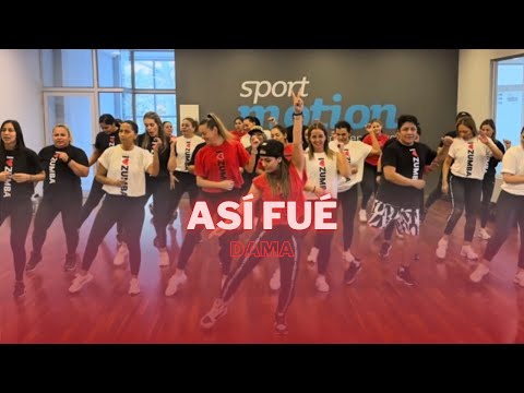 ASÍ FUE - DAMA - ZUMBA - Coreografía Completa- ZINFABIWILLS 