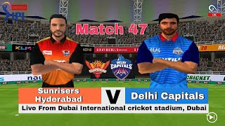 Match 47 - DC vs SRH Highlights 2020 | IPL 2020 | Delhi Vs Hyderabad | Real Cricket20 | 27-10-2020