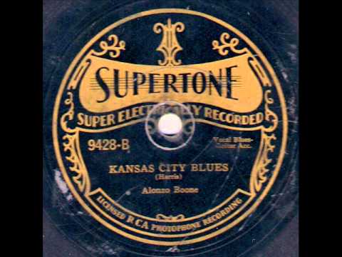William Harris (aka Alonzo Boone) - Kansas City Blues - Supertone 9428 (1928)