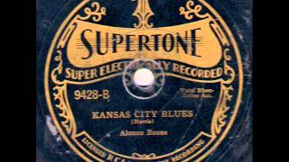 William Harris (aka Alonzo Boone) - Kansas City Blues - Supertone 9428 (1928)