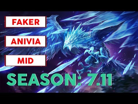 SKT T1 Faker Anivia Mid Challenger Korean Pro Replay