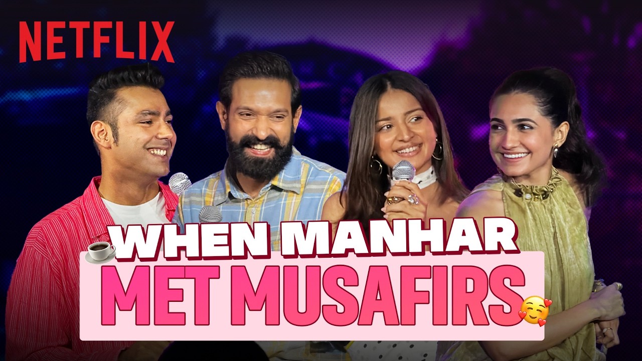 Musafir Cafe Cast's MOST CANDID Interview With @ManharSethOfficial  🥰☕ | Netflix India