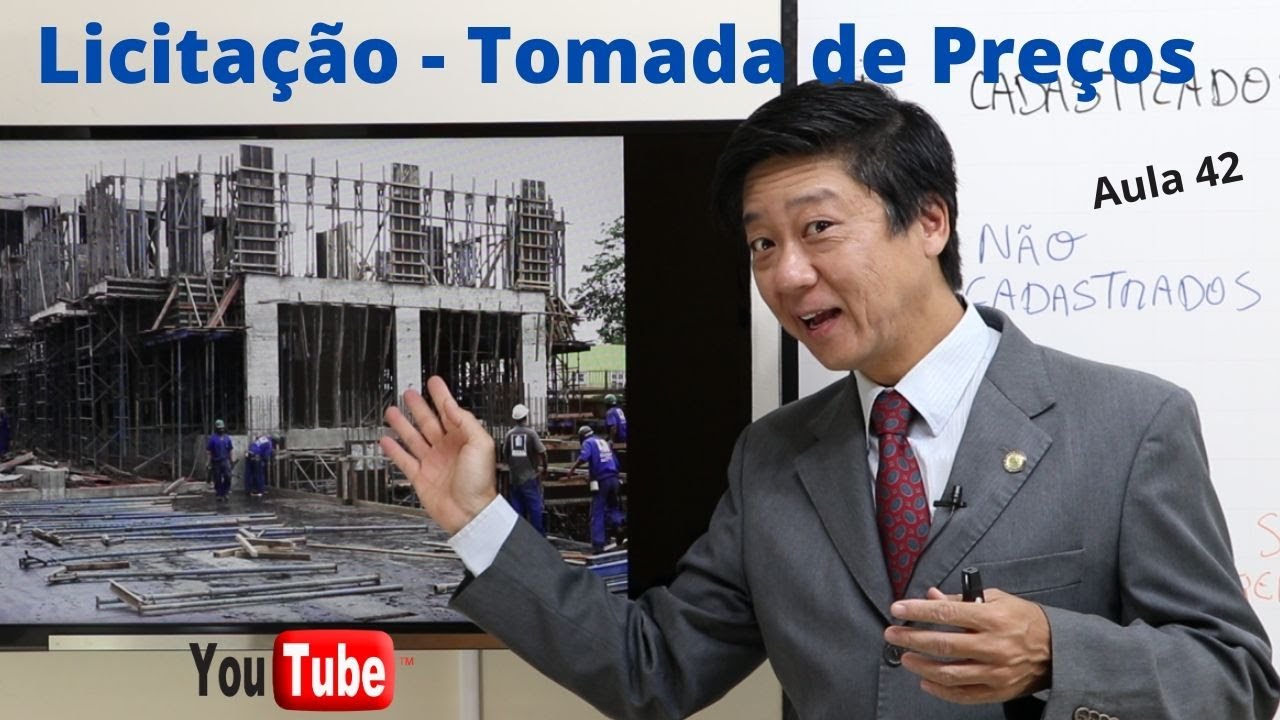 Dto Administrativo - Aula 42 - Licitação Modalidade Tomada de Preços - Lei 8666  - Prof Edu Tanaka
