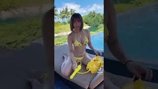TikTok夏終わり　美女水着コンテスト　あなたはどれを選ぶ