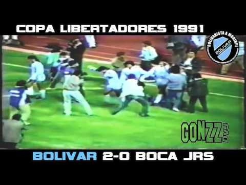 1991 BOLIVAR 2-0 BOCA JUNIORS (GONZZDVJ)
