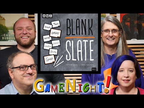 Blank Slate - GameNight! Se7 Ep57 - How to Play and Playthrough