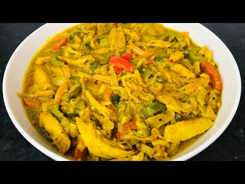 HOW TO MAKE COCONUT CURRY SALT FISH /COCONUT CURRY SALT FISH RECIPE