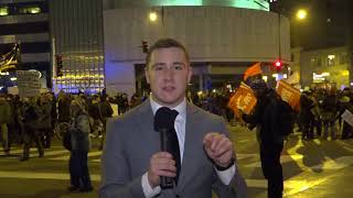 President Trump&#39;s Inauguration Protests Reported by Dan Beedie