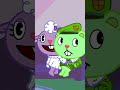 Happy Tree Friends Flippy X Flaky Happytreefriends Flippyxflaky Shorts
