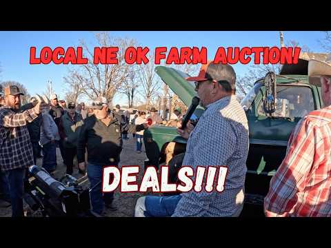 Local Deals at the Leach, OK Farm Auction! CHEAP!!!