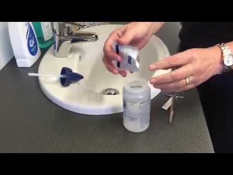 how to use a saline nasal rinse