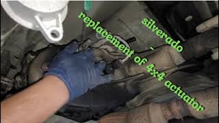 how to replace 4x4 actuator on a 2007-2021 tahoe Yukon Denali escalade avalanche suburban