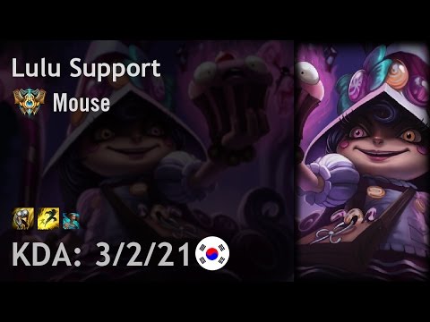 Lulu Support vs Soraka - Mouse - KR Challenger Patch 7.5