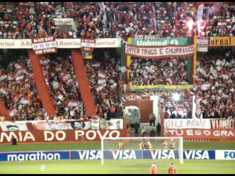 "Inter 0 x 1 LDU - Tema da Vitória   Entrada - Final RECOPA - GUARDA POPULAR COLORADA" Barra: Guarda Popular • Club: Internacional • País: Brasil