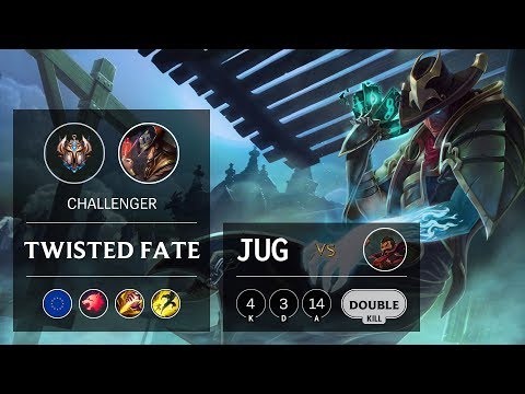 Twisted Fate Jungle vs Graves - EUW Challenger Patch 9.15