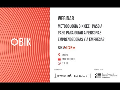 Metodolog�a BIK CEEI: paso a paso para guiar a personas emprendedoras y a empresas[;;;][;;;]