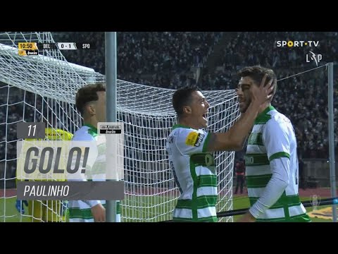Goal | Golo Paulinho: Belenenses SAD 0-(1) Sporting (Liga 21/22 #20)