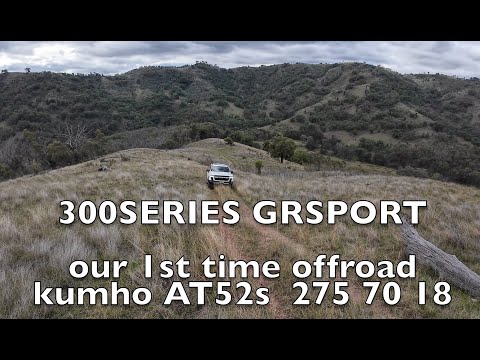 Toyota Landcruiser 300series GRsport 1st major trip Offroad test running the Kumho AT52s FUN TIMES