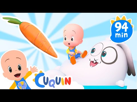 Aprenda Grande e Pequeno com o trem colorido do Cuquin e mais vídeos 🚂 Desenhos animados para bebês