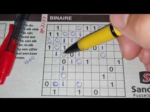 Many many many sudokus today! (#3192) Binary Sudoku. 08-04-2021 part 1 of 3