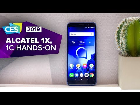 CES 2019: Hands-on with Alcatel's budget 1X and 1C