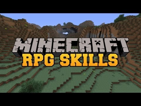 Minecraft: RPG SKILLS (Train and level up your skills!) Mod Showcase