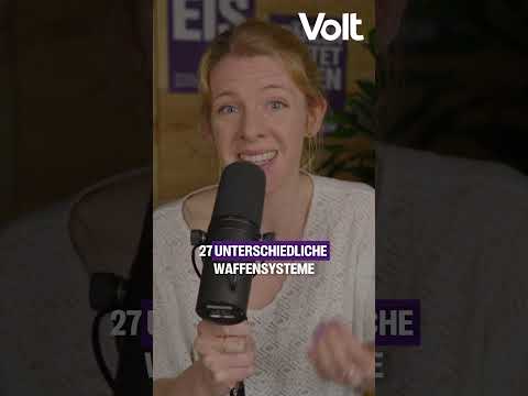 Europäische Armee? Volt vs. Grüne