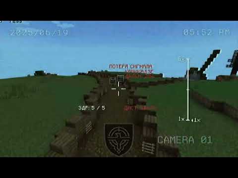 Военный майнкрафт-сервер Zetka с модульным оружием, дронами и техникой. #shorts   #майнкрафт