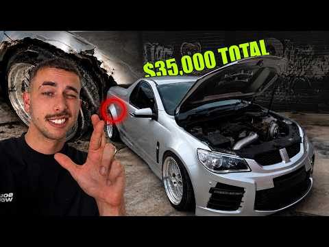 I BUILT A CRAZY AUSSIE TRADIE UTE! TURBO V8 HSV GTS MALOO FINALE... WORSE THAN WE THOUGHT.