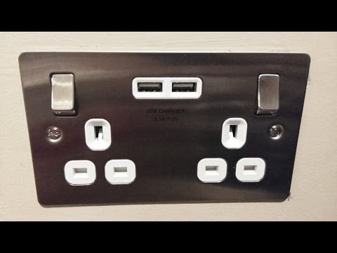 How to fit a USB Plug Socket in the UK - Old and New Wiring Colours