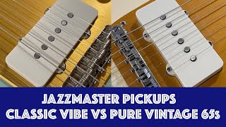 Video thumbnail for JAZZMASTER PICKUPS - Squier Classic Vibe vs Fender Pure Vintage 65s by David Niles