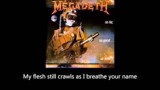 Megadeth - In My Darkest Hour (Lyrics)