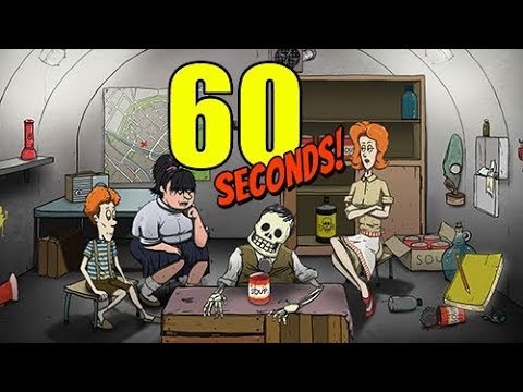 60 Sekunden bis zur Apocalypse - 60 Seconds! Review gameplay [De/Ger]