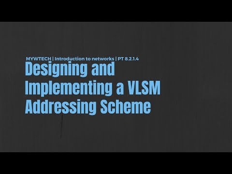 Packet Tracer PT 8.2.1.4 | Cisco ITN | A VLSM Addressing Scheme