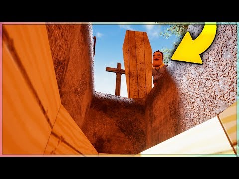 ПРИВЕТ СОСЕД ЗАКОПАЛ МЕНЯ ЗАЖИВО Hello Neighbor Alpha 1 новая концовка финал
